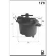 MECAFILTER ELG5365 - Filtre à carburant