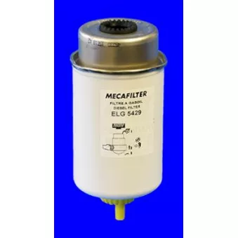 Filtre à carburant MECAFILTER ELG5429 pour FORD TRANSIT 2.4 DI - 120cv