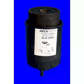 Filtre à carburant MECAFILTER ELG5566