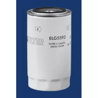 Filtre à carburant MECAFILTER OEM 1R0751