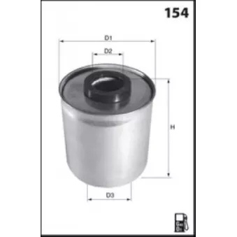 MECAFILTER ELG5652 - Filtre à carburant