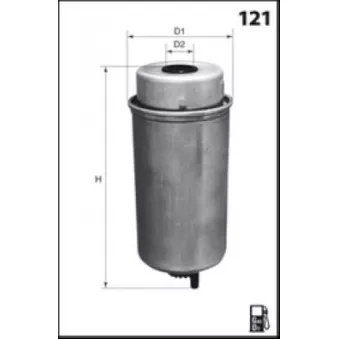 Filtre à carburant MECAFILTER ELG5726 pour AUDI Q3 4.4 D V8 4x4 - 340cv