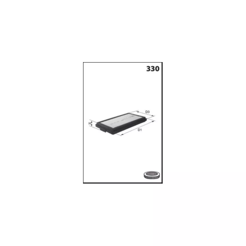 Filtre à air MECAFILTER ELP3533 - Visuel 1