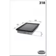 MECAFILTER ELP3620 - Filtre à air