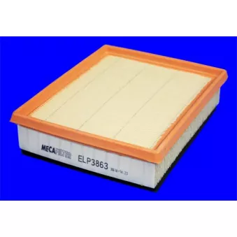 Filtre à air MECAFILTER ELP3863 pour FIAT MULTIPLA 1.9 JTD 110 - 110cv