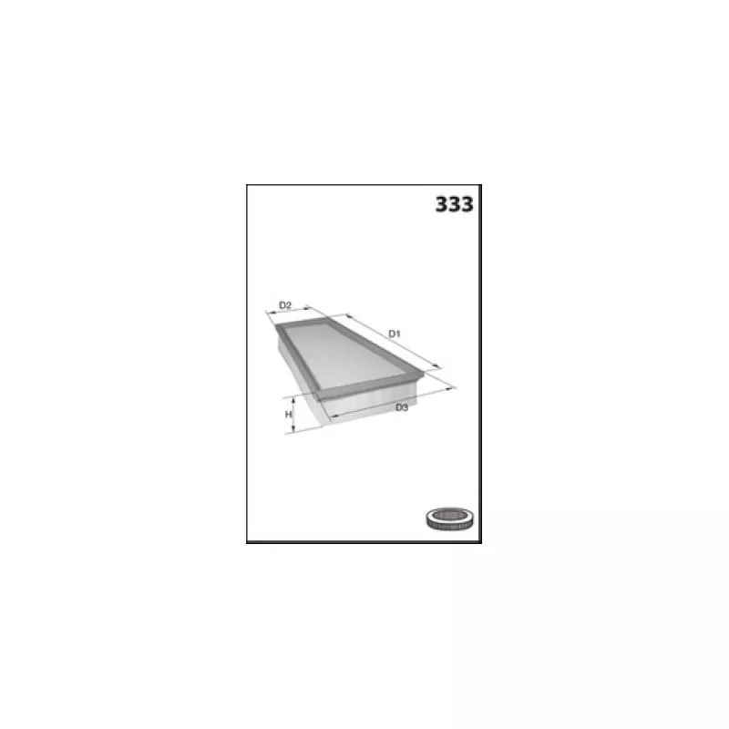 Filtre à air MECAFILTER ELP3919 - Visuel 1