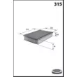 MECAFILTER ELP9045 - Filtre à air