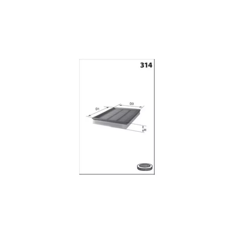 Filtre à air MECAFILTER ELP9411 - Visuel 1