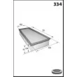 MECAFILTER ELP9675 - Filtre à air