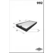 MECAFILTER ELR7016 - Filtre, air de l'habitacle