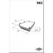MECAFILTER ELR7023 - Filtre, air de l'habitacle