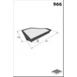 MECAFILTER ELR7081 - Filtre, air de l'habitacle