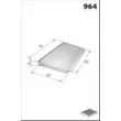 MECAFILTER ELR7085 - Filtre, air de l'habitacle