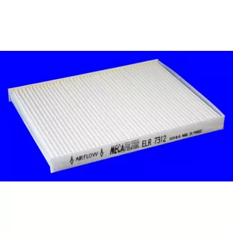 Filtre, air de l'habitacle MECAFILTER ELR7312 pour KIA VENGA 1.4 CRDi 75 - 75cv