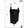 MECAFILTER ERE6117 - Filtre à carburant