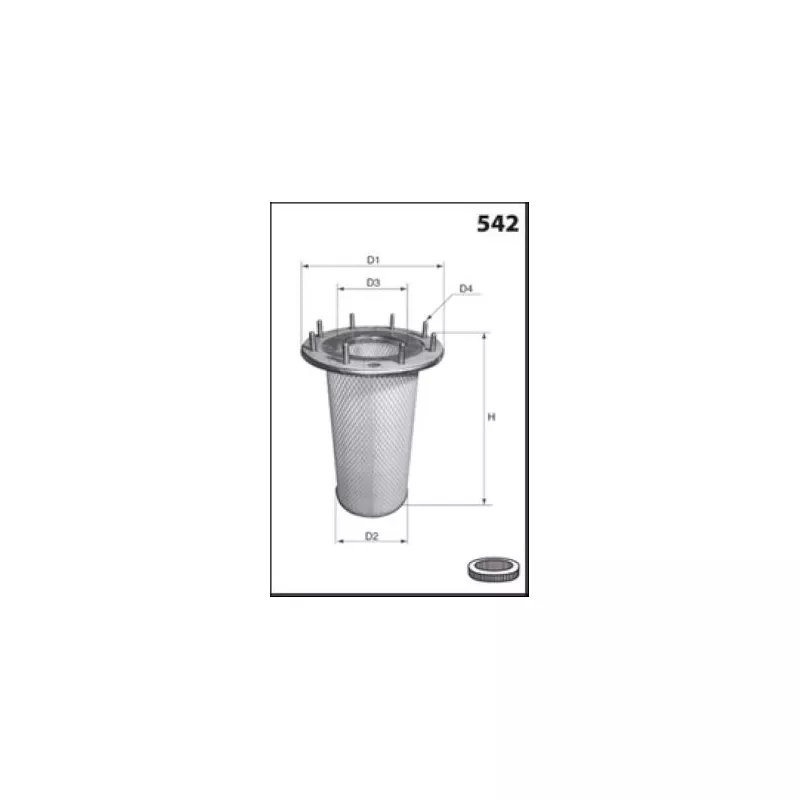Filtre à air secondaire MECAFILTER FA3266 - Visuel 1