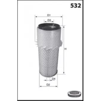 MECAFILTER FA3399 - Filtre à air