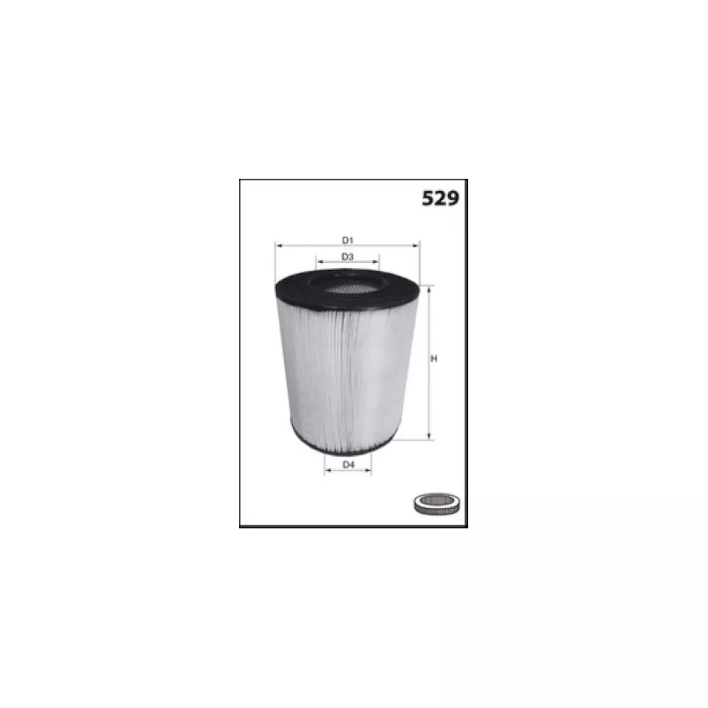 Filtre à air MECAFILTER FA3572 - Visuel 1