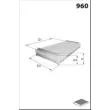 MECAFILTER JKR7015 - Filtre, air de l'habitacle