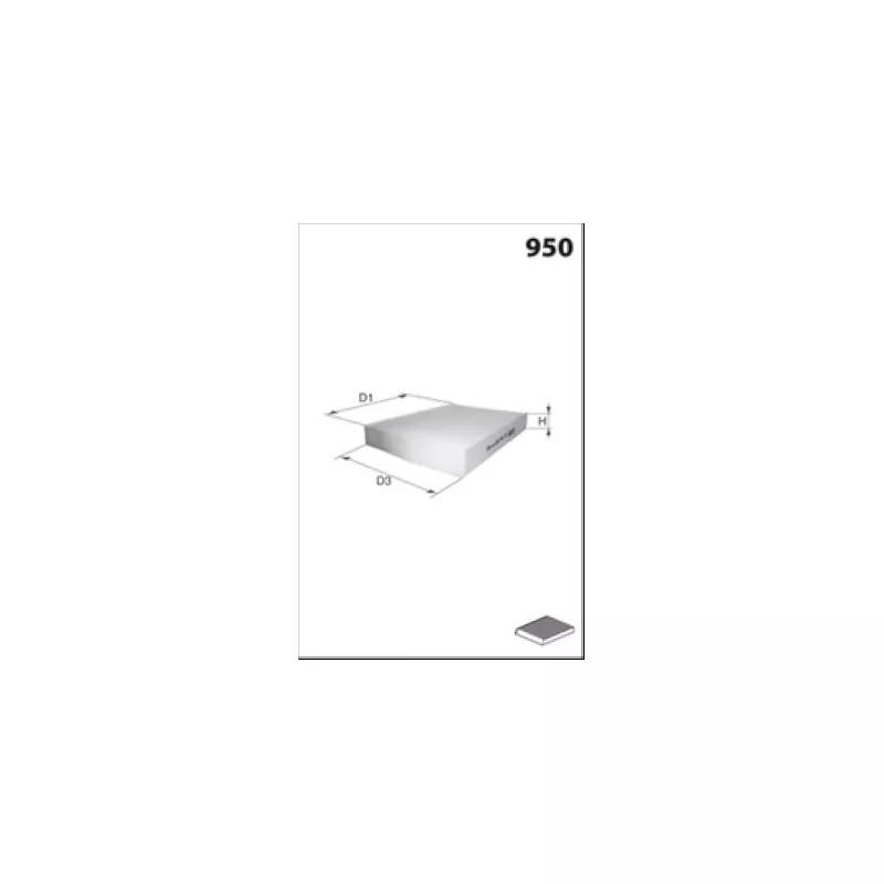 Filtre, air de l'habitacle MECAFILTER JKR7350 - Visuel 1