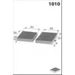 MECAFILTER JLR7217 - Filtre, air de l'habitacle