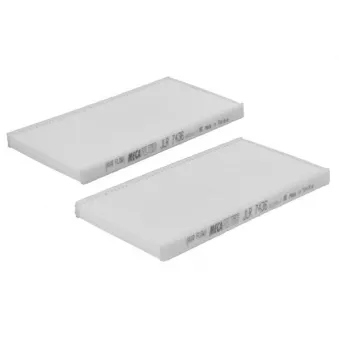 Filtre, air de l'habitacle MECAFILTER JLR7436