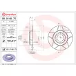 BREMBO 08.9148.75 - Jeu de 2 disques de frein arrière