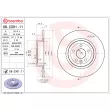 BREMBO 08.C301.11 - Jeu de 2 disques de frein arrière