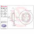 BREMBO 08.N257.21 - Jeu de 2 disques de frein arrière