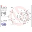 Jeu de 2 disques de frein avant BREMBO [08.N258.2X]