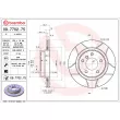 BREMBO 09.7702.75 - Jeu de 2 disques de frein arrière