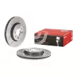 BREMBO 09.8137.76 - Jeu de 2 disques de frein avant