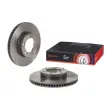 BREMBO 09.A204.1X - Jeu de 2 disques de frein avant