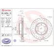 BREMBO 09.A204.1X - Jeu de 2 disques de frein avant