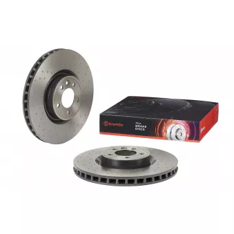 Jeu de 2 disques de frein avant BREMBO 09.A773.1X
