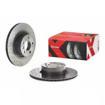 Jeu de 2 disques de frein arrière BREMBO OEM 34206886482