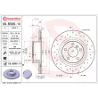BREMBO 09.B569.1X - Jeu de 2 disques de frein arrière