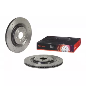Jeu de 2 disques de frein arrière BREMBO OEM 4H0615601P