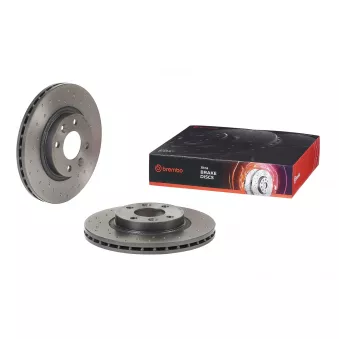 Jeu de 2 disques de frein avant BREMBO OEM 402062650r