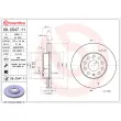 BREMBO 09.C547.11 - Jeu de 2 disques de frein avant