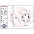 BREMBO 09.C878.31 - Disque de frein arrière droit