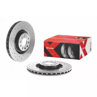 Jeu de 2 disques de frein avant BREMBO OEM 1K0615301M