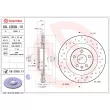 Jeu de 2 disques de frein avant BREMBO [09.C938.1X]