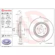 BREMBO 09.E126.11 - Jeu de 2 disques de frein avant