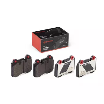 Jeu de 4 plaquettes de frein arrière BREMBO P 02 003