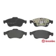 BREMBO P 23 165X - Jeu de 4 plaquettes de frein avant