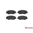 BREMBO P 28 035X - Jeu de 4 plaquettes de frein avant