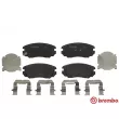 BREMBO P 59 054X - Jeu de 4 plaquettes de frein avant