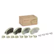 Jeu de 4 plaquettes de frein avant BREMBO [P 61 091G]