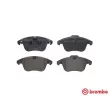 BREMBO P 61 117X - Jeu de 4 plaquettes de frein avant